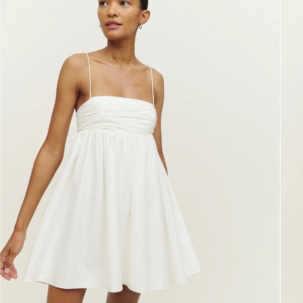 Reformation White Mini Dress